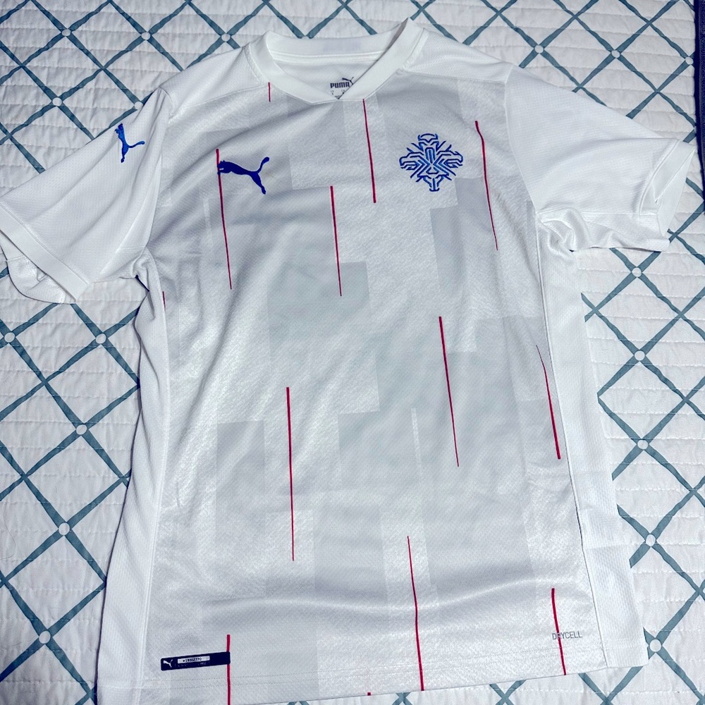 Fyrir Islands (Iceland) soccer jersey